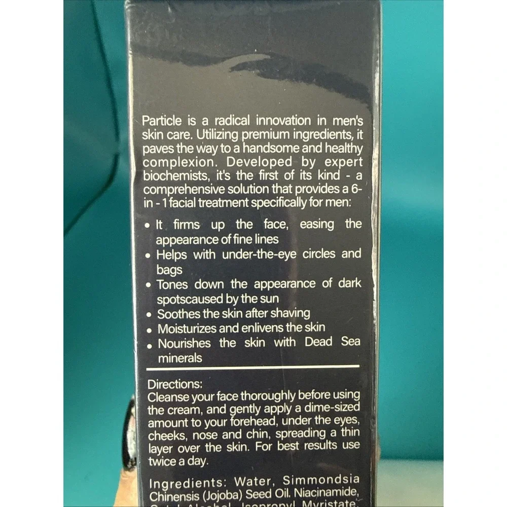 Particle Face Cream for Men Sealed